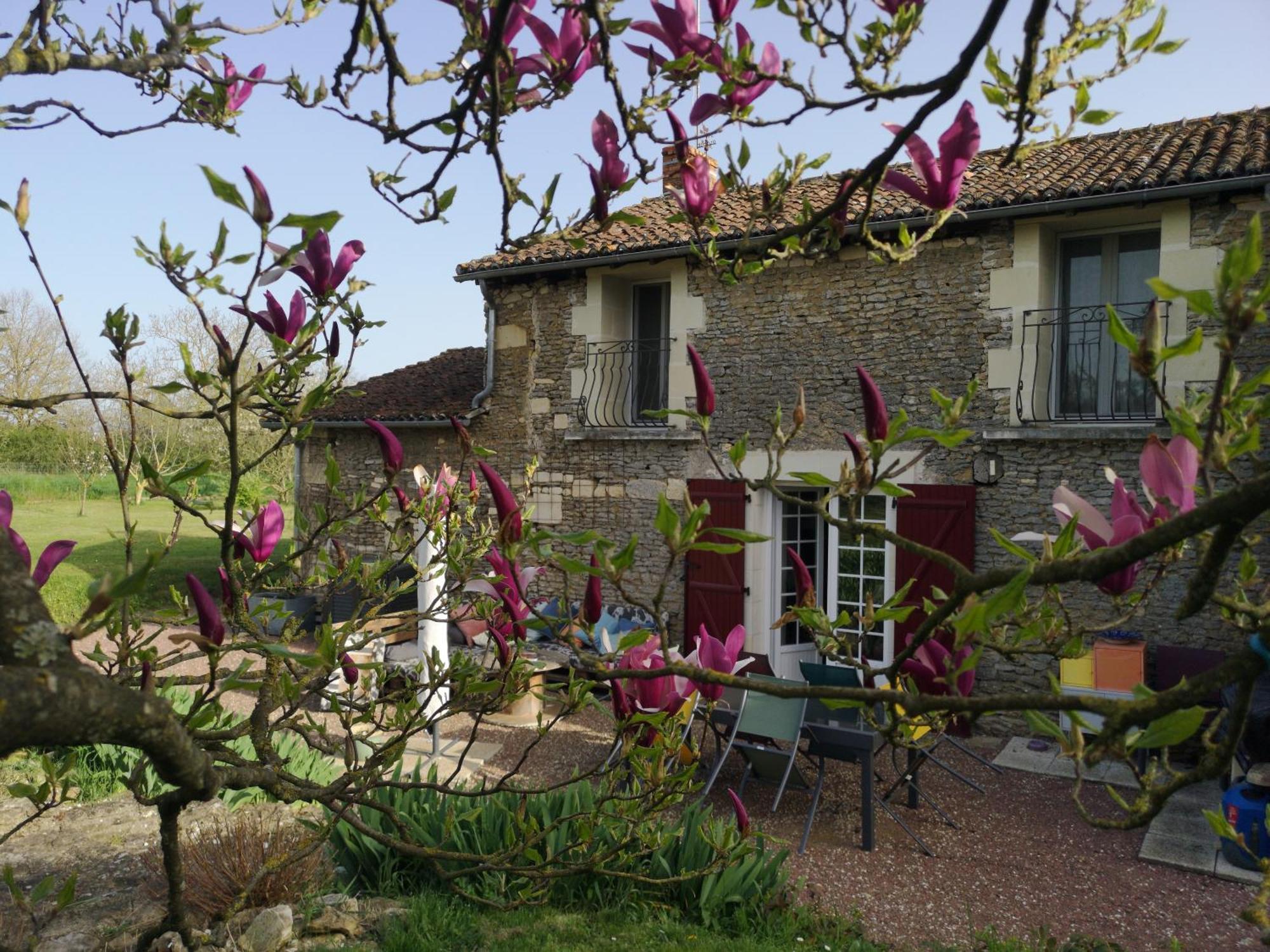Апартаменти La Ferme Du Grand Bois Mouterre-Silly Екстер'єр фото